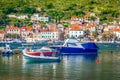 Summer landscape in Vis island, Southern Croatia. Royalty Free Stock Photo