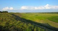 Summer landscape - water-meadow