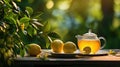 summer lemon tea drink zesty