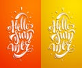 Summer Lettering Set.