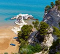 Summer Lido di Portonuovo beach, Italy Royalty Free Stock Photo