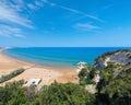 Summer Lido di Portonuovo beach, Italy Royalty Free Stock Photo