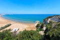 Summer Lido di Portonuovo beach, Italy Royalty Free Stock Photo