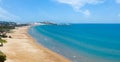 Summer Lido di Portonuovo beach, Italy Royalty Free Stock Photo