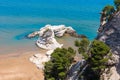 Summer Lido di Portonuovo beach, Italy Royalty Free Stock Photo