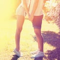 Summer lifestyle colorful photo young couple in love