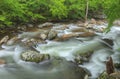 Summer, Little River Rapids Royalty Free Stock Photo