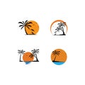 summer logo vector Royalty Free Stock Photo