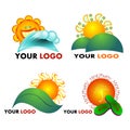 Summer Logos Royalty Free Stock Photo