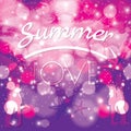 Summer love vibrant colorful Royalty Free Stock Photo