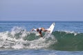 Summer Macedo competing in the US Open of Surfing 2018