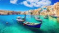 summer maltese fishing villages