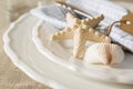 Summer marine style table setting Royalty Free Stock Photo