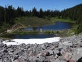 Summer at Mazama Lake Royalty Free Stock Photo