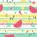 Summer minimalism abstract geometric vector hipster background.