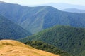 Summer misty mountain landscape Royalty Free Stock Photo