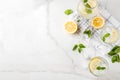 Summer mojito or lemonade Royalty Free Stock Photo