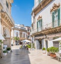 Summer morning in Martina Franca, province of Taranto, Apulia, southern Italy.