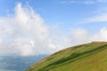 Summer mountain cloudy landscape (Ukraine) Royalty Free Stock Photo