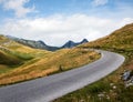 Summer mountain Durmitor panoramic road, Sedlo pass, Montenegro Royalty Free Stock Photo