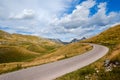 Summer mountain Durmitor panoramic road, Sedlo pass, Montenegro Royalty Free Stock Photo