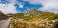 Summer mountain Durmitor panoramic road, Sedlo pass, Montenegro Royalty Free Stock Photo