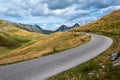 Summer mountain Durmitor panoramic road, Sedlo pass, Montenegro Royalty Free Stock Photo