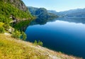 Summer mountain lake Suldalsvatn (Norway)