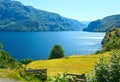 Summer mountain lake Suldalsvatn (Norway)