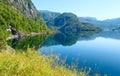 Summer mountain lake Suldalsvatn (Norway)