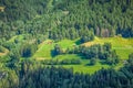 Summer mountain landscape around Gletsch, Switzerland Royalty Free Stock Photo