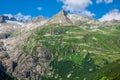 Summer mountain landscape around Gletsch, Switzerland Royalty Free Stock Photo