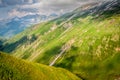 Summer mountain landscape around Gletsch, Switzerland Royalty Free Stock Photo