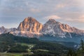 Summer mountain landscape Dolomite Alps, Italy Royalty Free Stock Photo