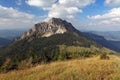 Summer mountain landscape with peak Rozsutec