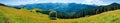 Summer mountain panorama Royalty Free Stock Photo