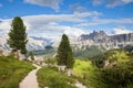 Summer mountain panorama Royalty Free Stock Photo