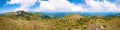 Summer mountain panorama (Ukraine, Carpathian) Royalty Free Stock Photo