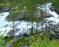 Summer mountain river (Norge) Royalty Free Stock Photo