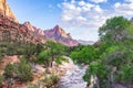 Summer mountain scenery in Utah.