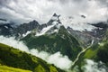 Summer mountain stormy landscape Royalty Free Stock Photo