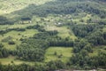 Summer mountains green grass and fields  rural landscape. Montenegro Royalty Free Stock Photo