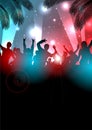 Summer Music Background - Vector Royalty Free Stock Photo