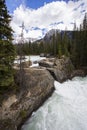 Summer in Natural Bridge, Yoho National Park, Canada Royalty Free Stock Photo