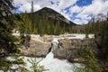 Summer in Natural Bridge, Yoho National Park, Canada Royalty Free Stock Photo