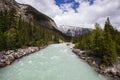 Summer in Natural Bridge, Yoho National Park, Canada Royalty Free Stock Photo