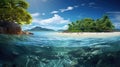 summer nature island ocean landscape