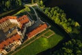 Summer Nesvizh Castle in the city of Nesvizh.Belarus