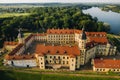 Summer Nesvizh Castle in the city of Nesvizh.Belarus