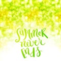 Summer never ends Royalty Free Stock Photo